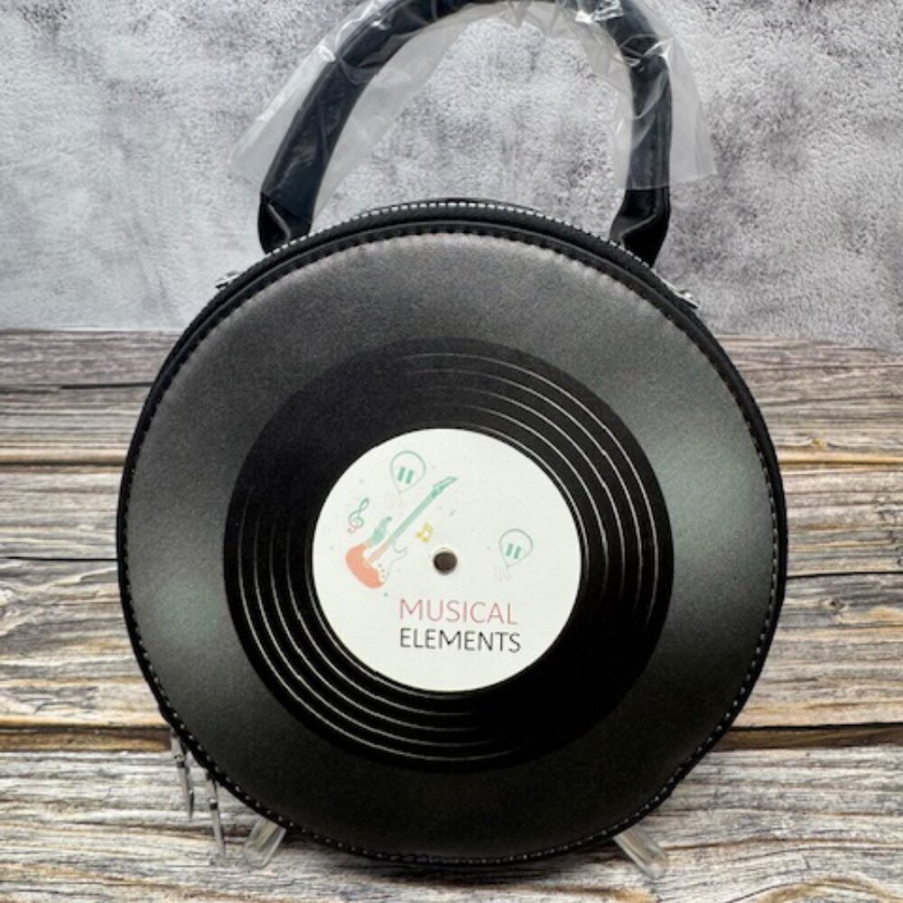 Retro Record Shaped Crossbody NWT​